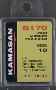 Крючки Kamasan B170 #10 (25шт)