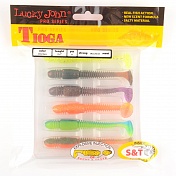 Силиконовая приманка Lucky John Pro Series Tioga 3.4in 8.6см /MIX1 