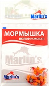 Мормышка вольфрам. Marlins Мураш №2 3,5мм 0,65гр. цв.оранж