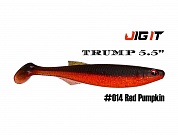 Силиконовая приманка Jig It Trump 5.5in, 14см 17гр цв. 014 кальмар (3шт/уп)