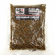 Зерновая смесь GBS Baits Fish Frendly Микс 3 Конопля, с перцем чили 1кг