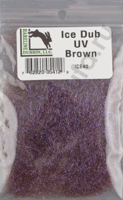 Даббинг Hareline Ice Dub UV Brown Ice40