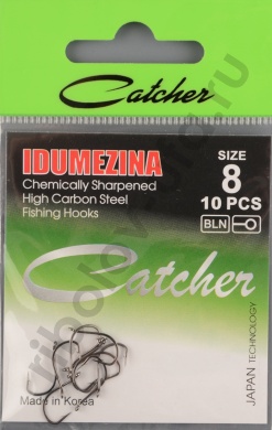 Одинарные крючки Catcher Idumezina № 8