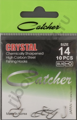 Одинарные крючки Catcher Crystal № 14