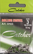 Вертлюжок Catcher Rolling Swivel # 3 