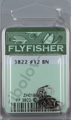 Крючки Flyfisher 3822 #12 BZ