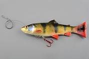 Силиконовая приманка Savage Gear 4D Line Thru Pulsetail Trout 16см 51гр Perch 69364