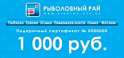 Подарочный сертификат на сумму 1000 рублей