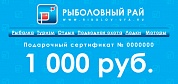 Подарочный сертификат на сумму 1000 рублей