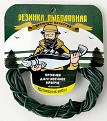 Резинка рыболовная Три кита Fishing Gum №1 2.0мм, (в мотке/10м) цв. хаки