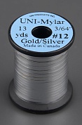 Плоский люрекс UNI-Mylar #12 Gold/Silver 3/64 in ZUM12GS