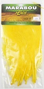 Перья марабу Hends Marabou Yellow (10шт/уп)