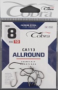 Одинарные крючки Cobra Allround сер.CA113 разм.008