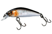 Воблер Jackall Chubby Minnow 35 дл. 3.5 см, 2.3 гр., suspending, цв. hl silver & black