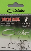 Одинарные крючки Catcher Tokyo Sode № 6