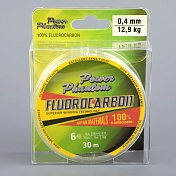 Леска Power Phantom Fluorocarbon, 30м, 0.50мм, 18.1кг, прозр.