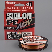 Шнур плетёный Sunline Siglon PEx8 Adv 150m Multicolor #0.6/ 8LB