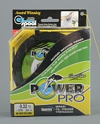 Шнур плетёный Power Pro 275 м Hi-Vis Yellow 0,32  24кг