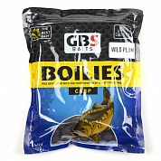 Бойлы GBS Baits Carp вареные прикормочные 20мм 1кг (пакет) Wild Plum Дикая слива