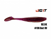 Силиконовая приманка Jig It Bleak 4in, 10см 6гр цв. 016 чеснок (6шт/уп)