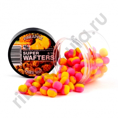 Вафтерсы (wafters) GBS нейтральной плавучести 8x10мм Ананас Тигровый Орех