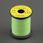 Плоский люрекс Uni Glo 14 y. Green #10