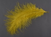 Перья марабу VENIARD Turkey Marabou Large selected dyed single colour Olive-Golden VND  TMLS-28