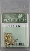 Крючки Flyfisher 4820 #10 BZ