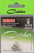 Одинарные крючки Catcher Tanago № 8