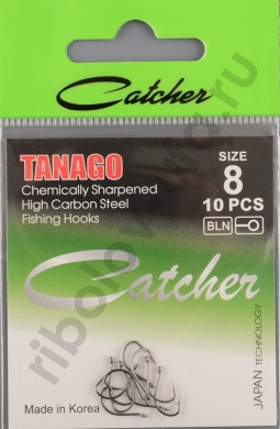 Одинарные крючки Catcher Tanago № 8