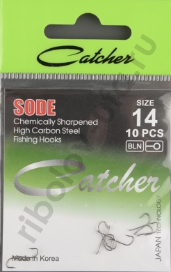 Одинарные крючки Catcher Sode № 14