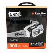 Фонарь налобный Petzl Swift RL черный 2019