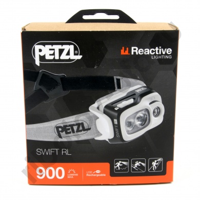 Фонарь налобный Petzl Swift RL черный 2019