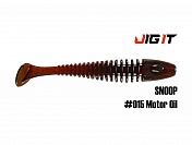 Силиконовая приманка Jig It Snoop 4in, 10см 6гр цв. 015 кальмар (6шт/уп)