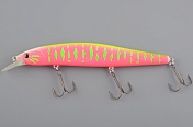 Воблер Daiwa Steez Minnow 125SP SR  19гр.  12,5см   0-1,3м  Pink Mat Tiger