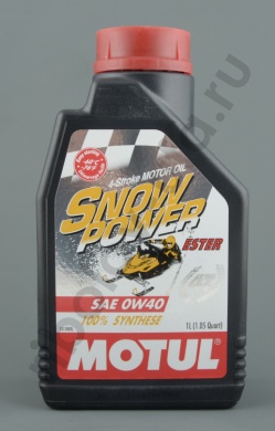 Компонент Motul Snowpower 4T 0W-40 1L