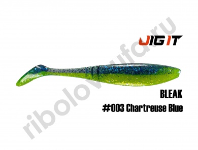 Силиконовая приманка Jig It Bleak 4in, 10см 6гр цв. 003 чеснок (6шт/уп)