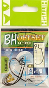 Офсетные крючки Hitfish Big Hole offset # 1/0