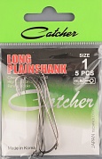 Одинарные крючки Catcher Long Plain Shank № 1