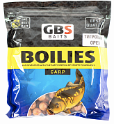 Бойлы GBS Baits Carp вареные прикормочные 20мм 1кг (пакет) Tiger Nut