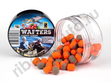 Вафтерсы (wafters) GBS Gbs и Fadeev 10x12мм Кальмар / Клюква +дип