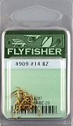 Крючки Flyfisher 4909 #14 BZ