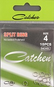 Заводное кольцо Catcher Split Ring nickel size 4.0