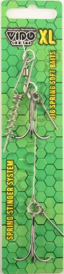 Оснастка стингер Vido со спиралью Jig Spring Soft Baits, размер XL
