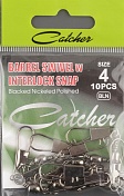 Вертлюжок с карабином Catcher Barrel Swivel w Iterlock Snap # 4