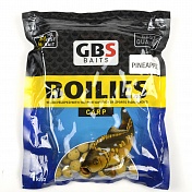 Бойлы GBS Baits Carp вареные прикормочные 20мм 1кг (пакет) Pineapple Ананас