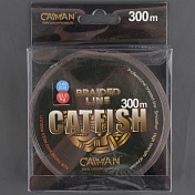 Шнур плетёный Caiman Catfish коричневый 300м  0,55мм 185536