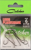 Одинарные крючки Catcher Long Plain Shank № 6