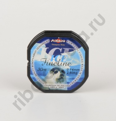 Леска Mikado Fine Line Ice 30м 0,20