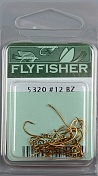 Крючки Flyfisher 5320 #12 BZ